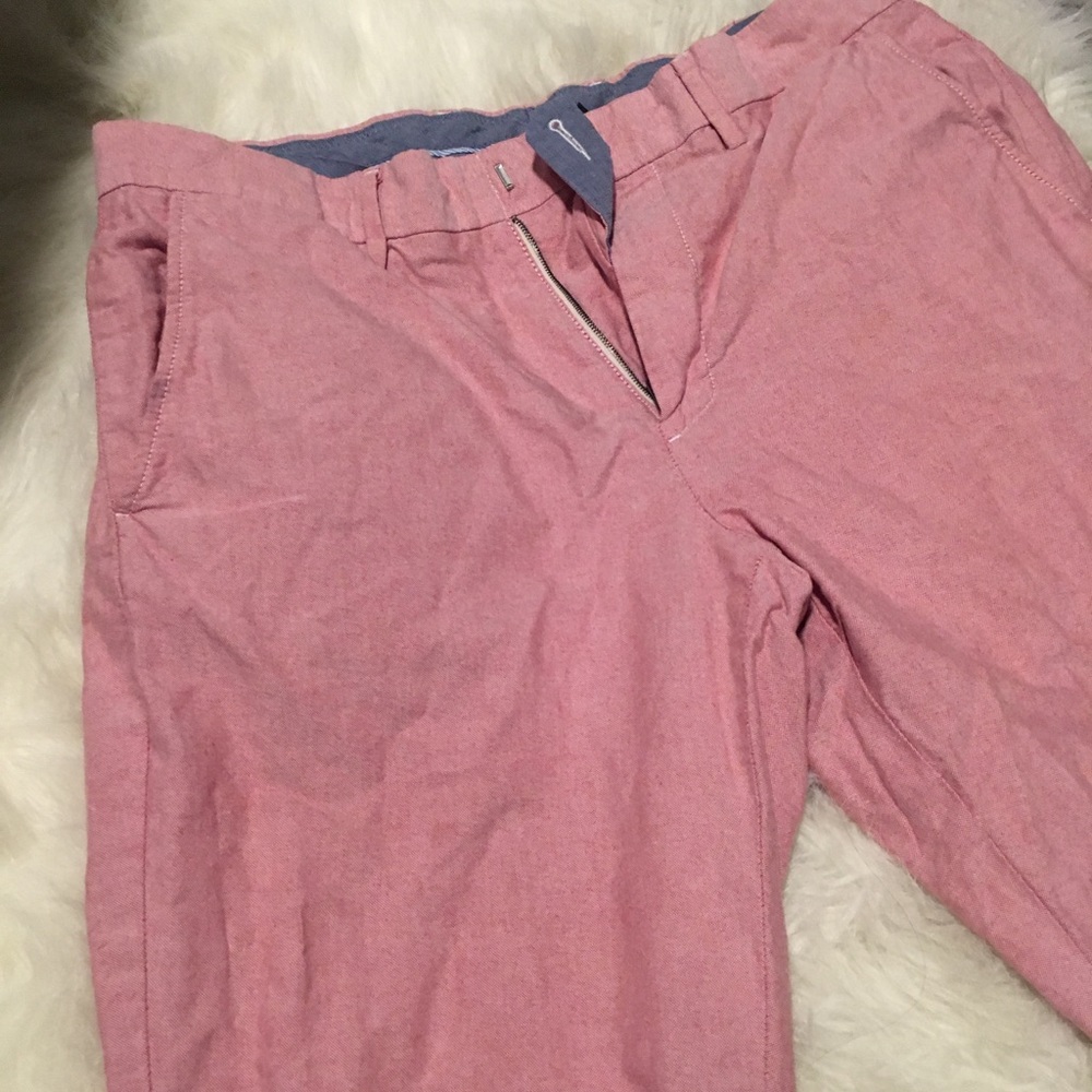 J crew Bowery slim fit pink pants